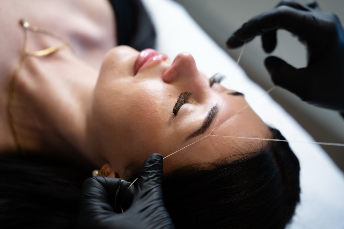 Behandeling in de salon